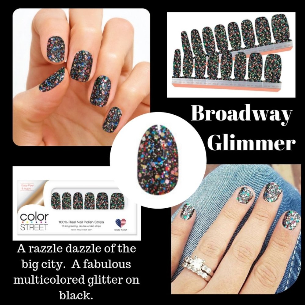 Broadway Glimmer Color Street Dry Nail Polish